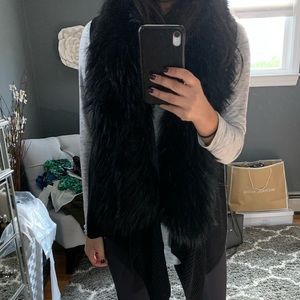 SALE!!! Michael Kors Black vest faux fur